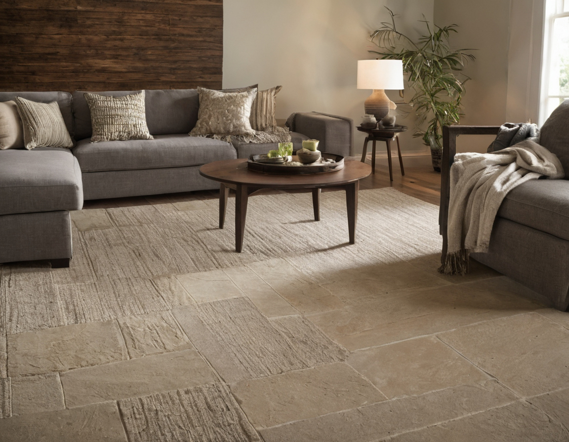 Luxury interior image showing The living room rug should connect the seating group without stealing walkway clearance