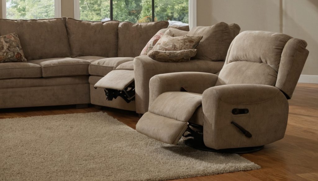 Practical visual for The swept radius determines whether a swivel chair will hit an obstruction